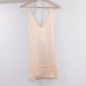 New Sir the Label Zimi cross back silk slip dress